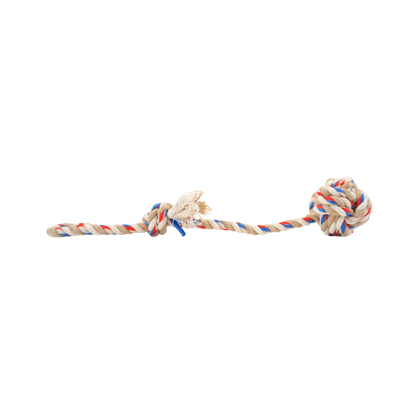 Fofos Flossy Rope Toy with Ball for Dogs - Animeal