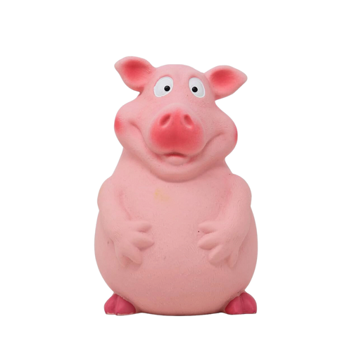 Fofos Latex BI Toy Pig for Cats, Medium - Animeal