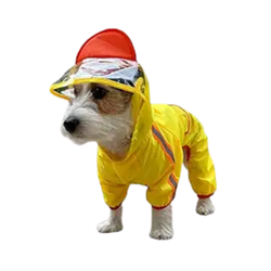 Fofos Pet Raincoat -Duck, 32cm (Medium) - Animeal