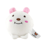 Fofos Slow Rising Animal Toy White for Dogs and Cats
