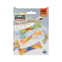Fofos Spring Tube Cat Toy, 3 Pieces - Animeal