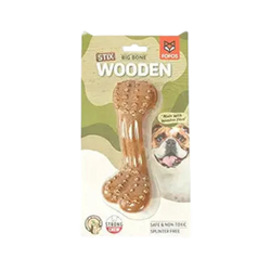 Fofos Woodplay Brush Bone for Dogs - Animeal