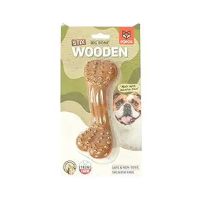 Fofos Woodplay Brush Bone for Dogs - Animeal