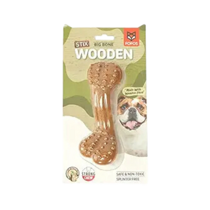 Fofos Woodplay Brush Bone for Dogs - Animeal