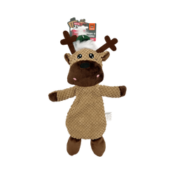Fofos Xmas Reindeer Crinkle Toy for Dogs and Cats - Animeal