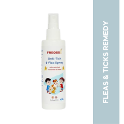 Fredunvet Freossi Anti - Tick and Flea Spray for Dogs and Cats, 100ml - Animeal