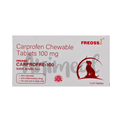 Fredunvet Freossi Carprofre 100mg Tablet for Dogs and Cats, 6 Tablets - Animeal