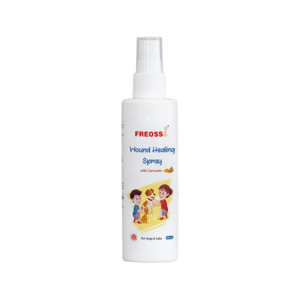 Fredunvet Freossi Wound Healing Spray for Dogs and Cats, 100ml - Animeal