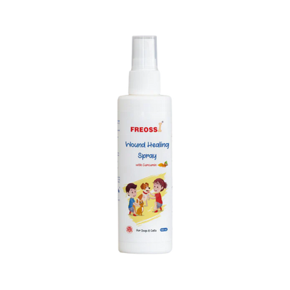 Fredunvet Freossi Wound Healing Spray for Dogs and Cats, 100ml - Animeal