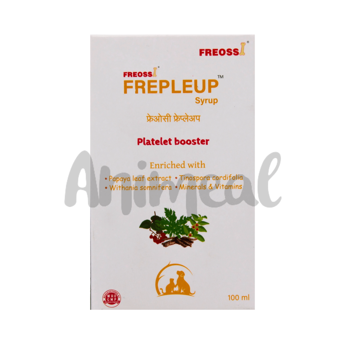 Freossi Frepleup Syrup for Dogs and Cats, 100ml - Animeal