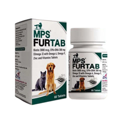 Fur Tablet for Dogs and Cats, 60 Tablets - Animeal