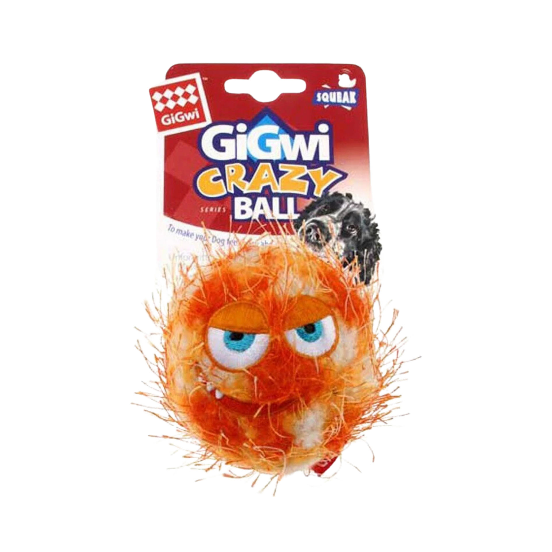 GIGWI CRAZY BALL SQUEAKER