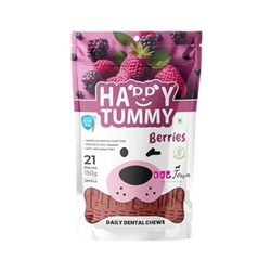 GNAWLERS HAPPY TUMMY DENTAL CHEW BERRIES TREAT (S) - Animeal