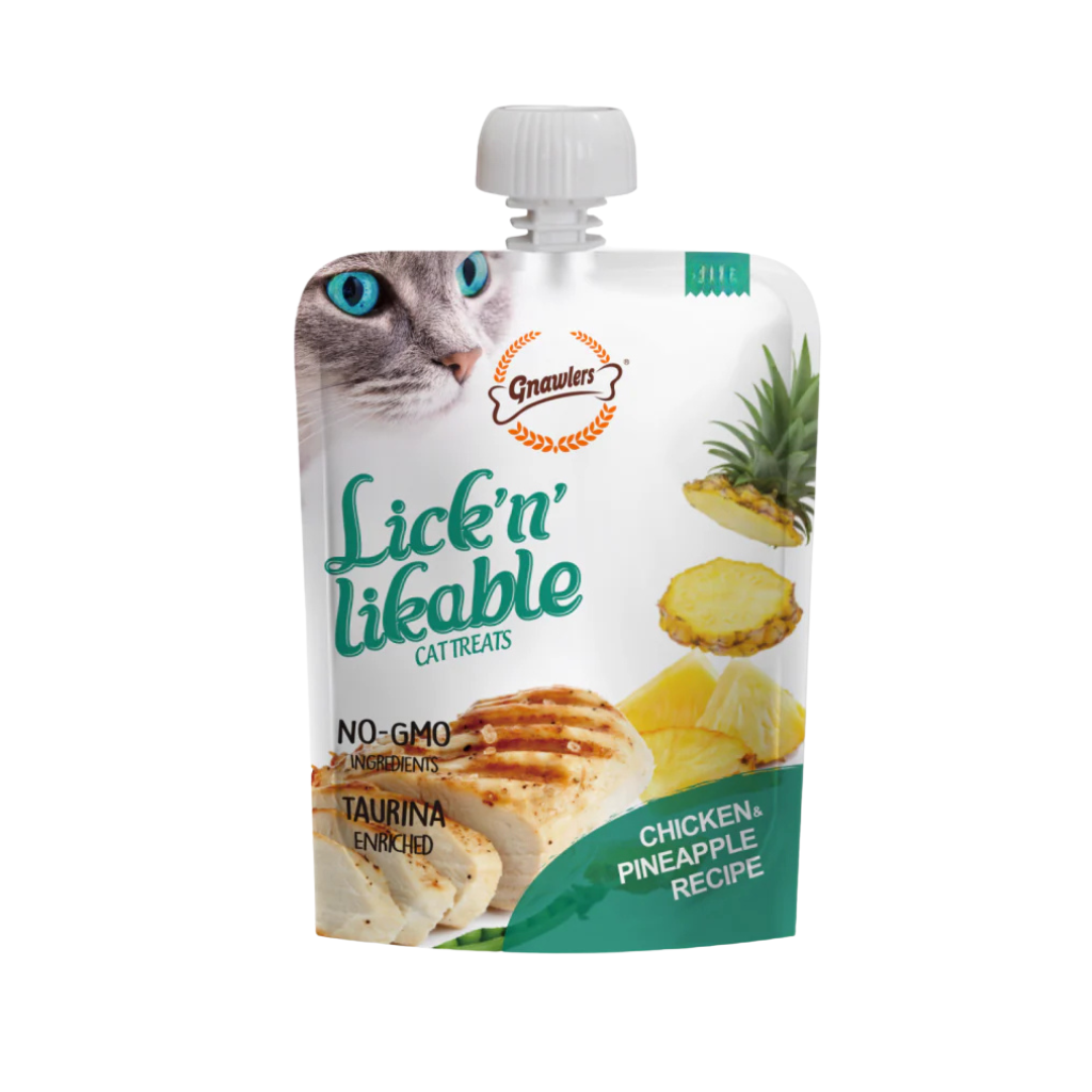 GNAWLERS LICK N LIKABLE CHIC & PINEAPPLE TREAT - Animeal