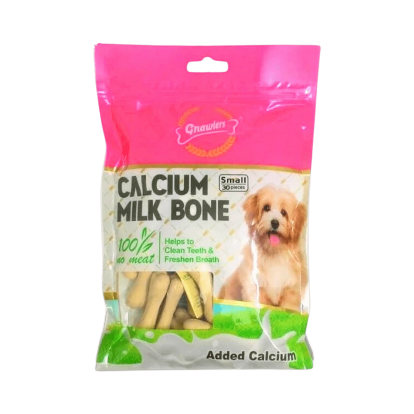 GNAWLERS SMALL CALCIUM MILK BONE (L) - Animeal
