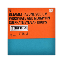 GSK Betnesol-n Eye/Ear Drops for Dogs and Cats, 5ml - Animeal