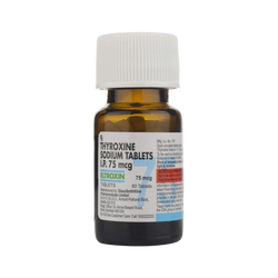 GSK Eltroxin 125mcg Tablet for Dogs and Cats, 60 Tablets - Animeal