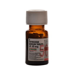 GSK Eltroxin 50mcg Tablet for Dogs and Cats, 100 Tablets - Animeal