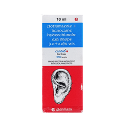 Glenmark Candid Ear Drops for Dogs and Cats, 10ml - Animeal