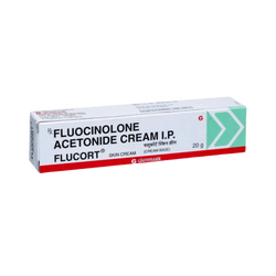 Glenmark Flucort Skin Cream for Dogs and Cats, 20g - Animeal