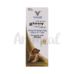Glossy Coat Plus Syrup for Dogs, 200ml - Animeal