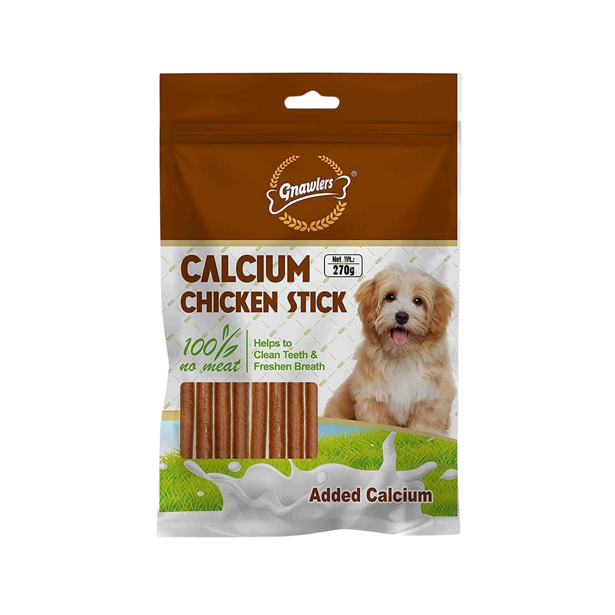 Gnawlers Calcium Chicken Stick Dog Chew 270g - Animeal