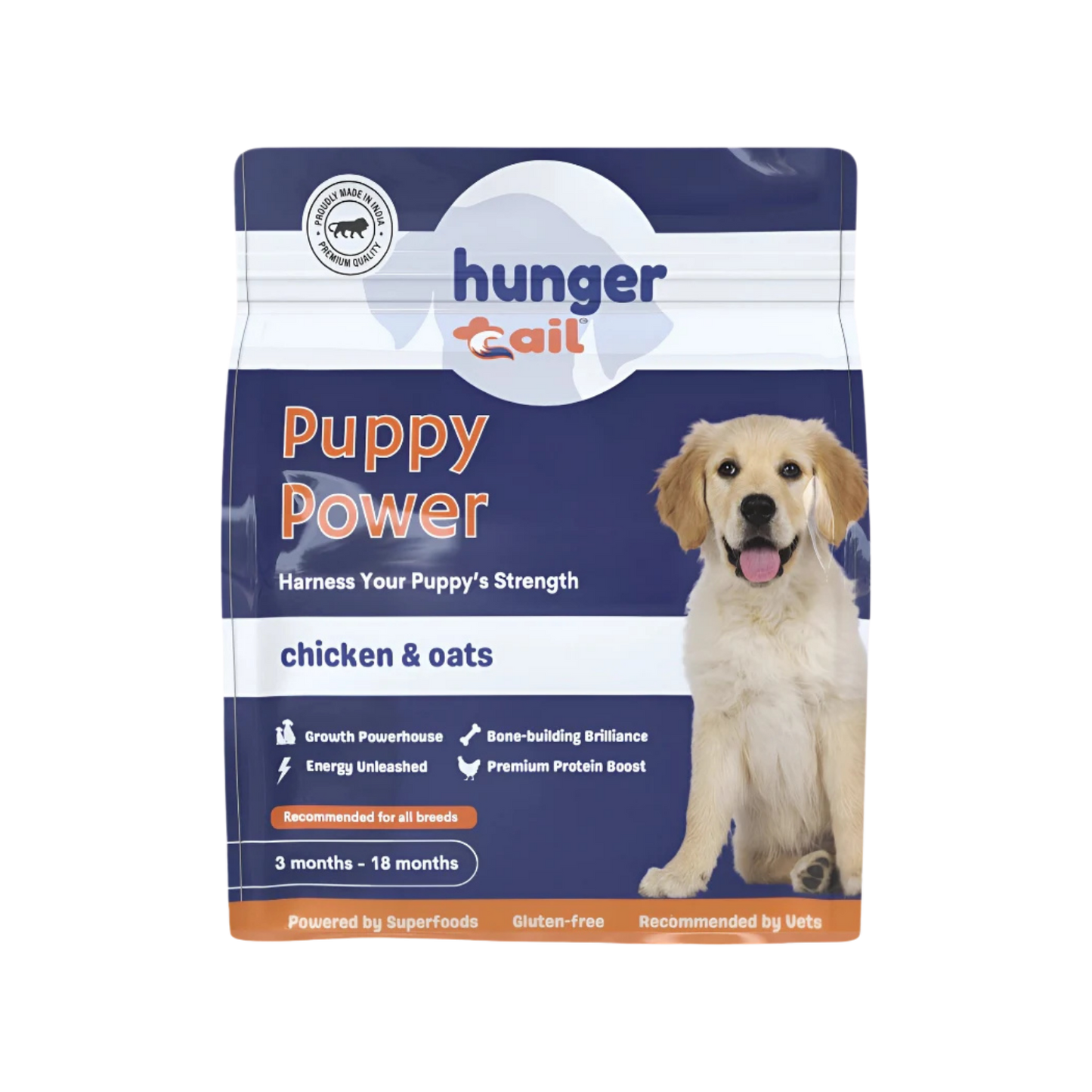 HUNGER TAIL PUPPY CHIC & OATS DRY FOOD (S) - Animeal