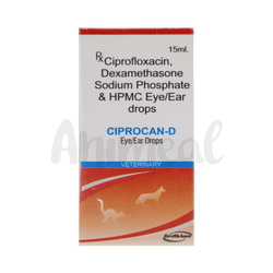 Health-Kare Ciprocan-d Eye Drops for Dogs and Cats, 15ml - Animeal