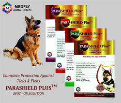 Healthcare Parashield Plus Spot On for Dogs (Over 20 Kg Up To 40 Kg) (Pack Of 3) - Animeal
