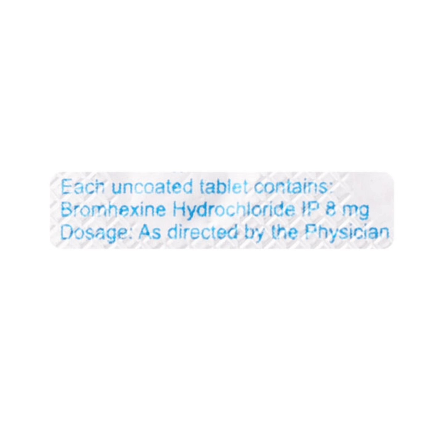 BROMHEXINE TABLET 10TAB