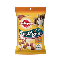 PEDIGREE TASTY BITES CHI & SMOKE FLAV TREAT 50GM