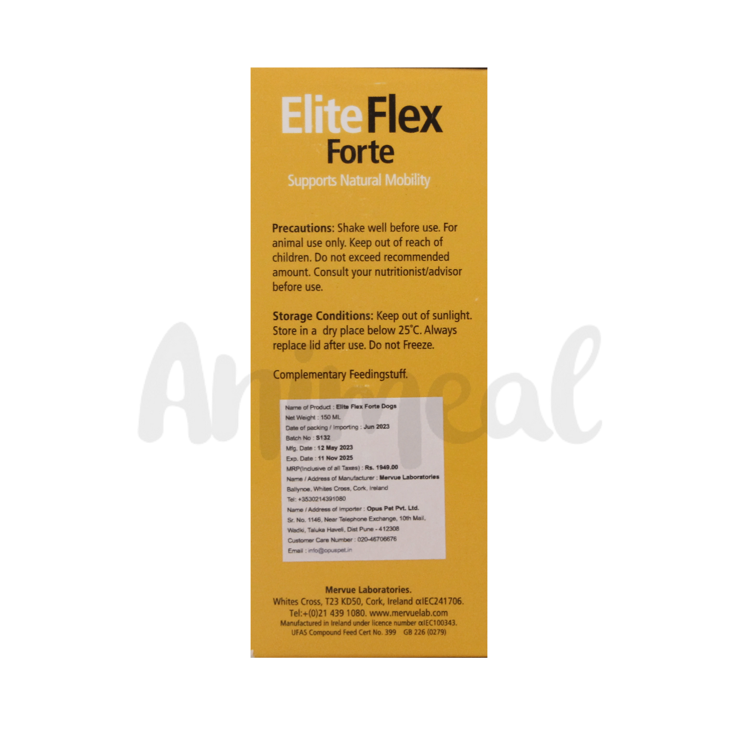 ELITE FLEX FORTE DOG SYRUP 150ML