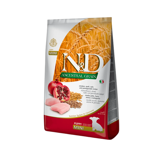 N&D AG CHIC PUP MINI DRY FOOD (M) 2.5KG