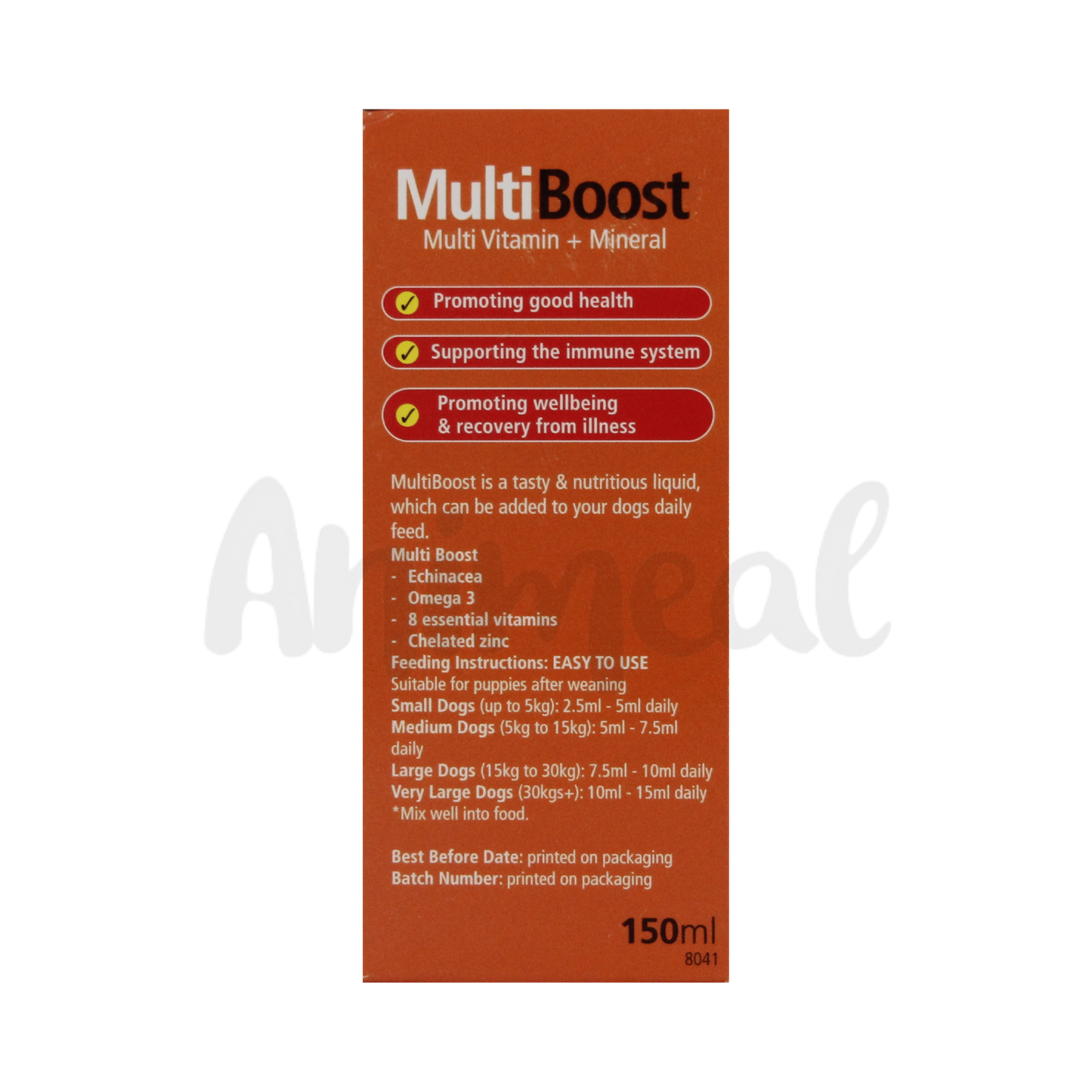 MULTI BOOST DOG LIQUID (L) 150ML