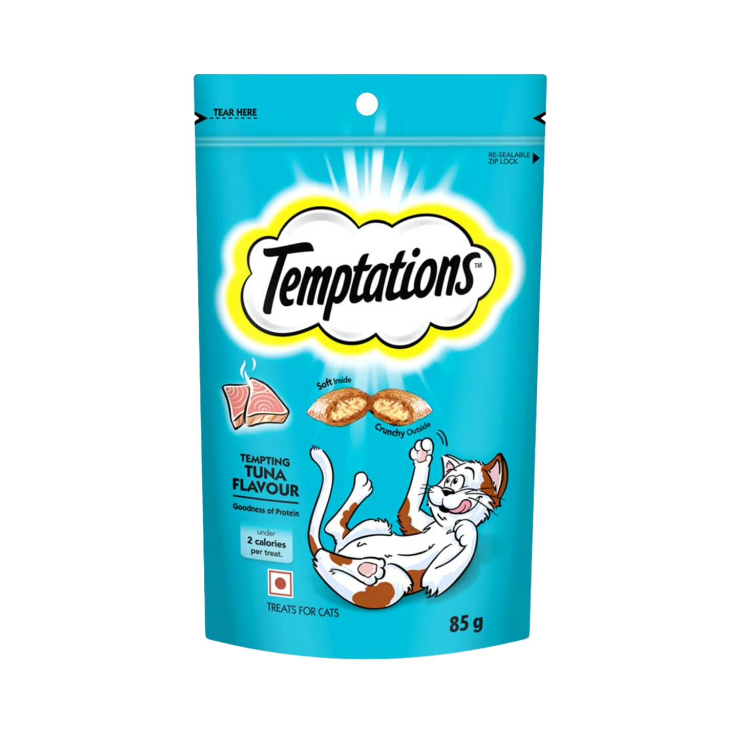 TEMPTATIONS TUNA CAT CRUNCHY TREAT - Animeal