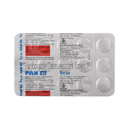 PAN 40MG TABLET 15TAB