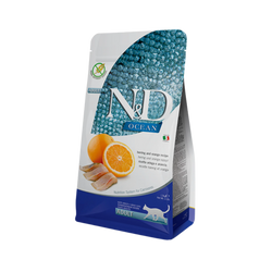 N&D CAT ADU FISH&ORANGE DRY FOOD (S) - Animeal