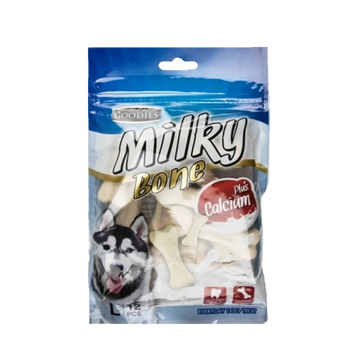 GOODIES CALCIUM MILKY BONE 12PCS