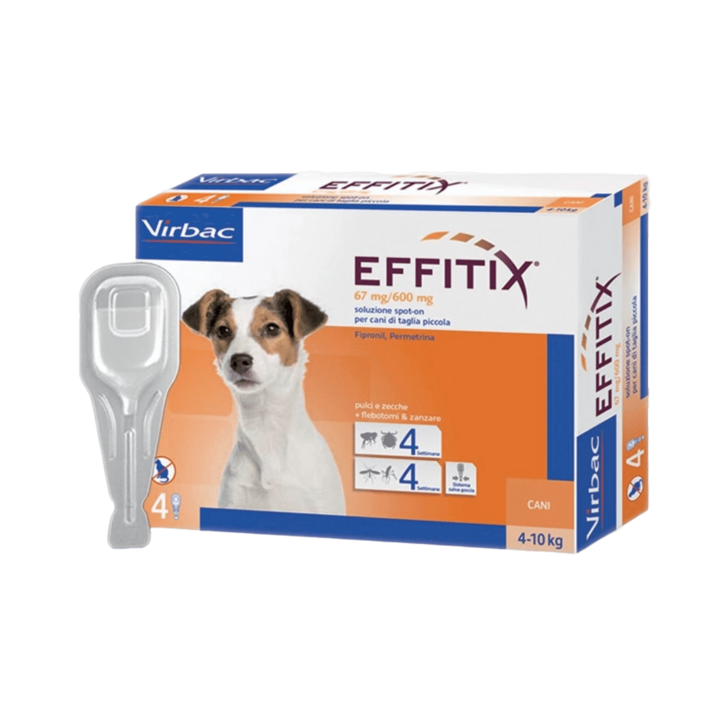 EFFITIX (4-10KG) DOG SPOT ON 1ML