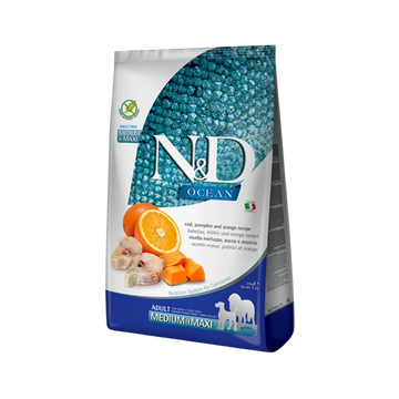 N&D GF COD ADU MAXI DRY FOOD (M) - Animeal