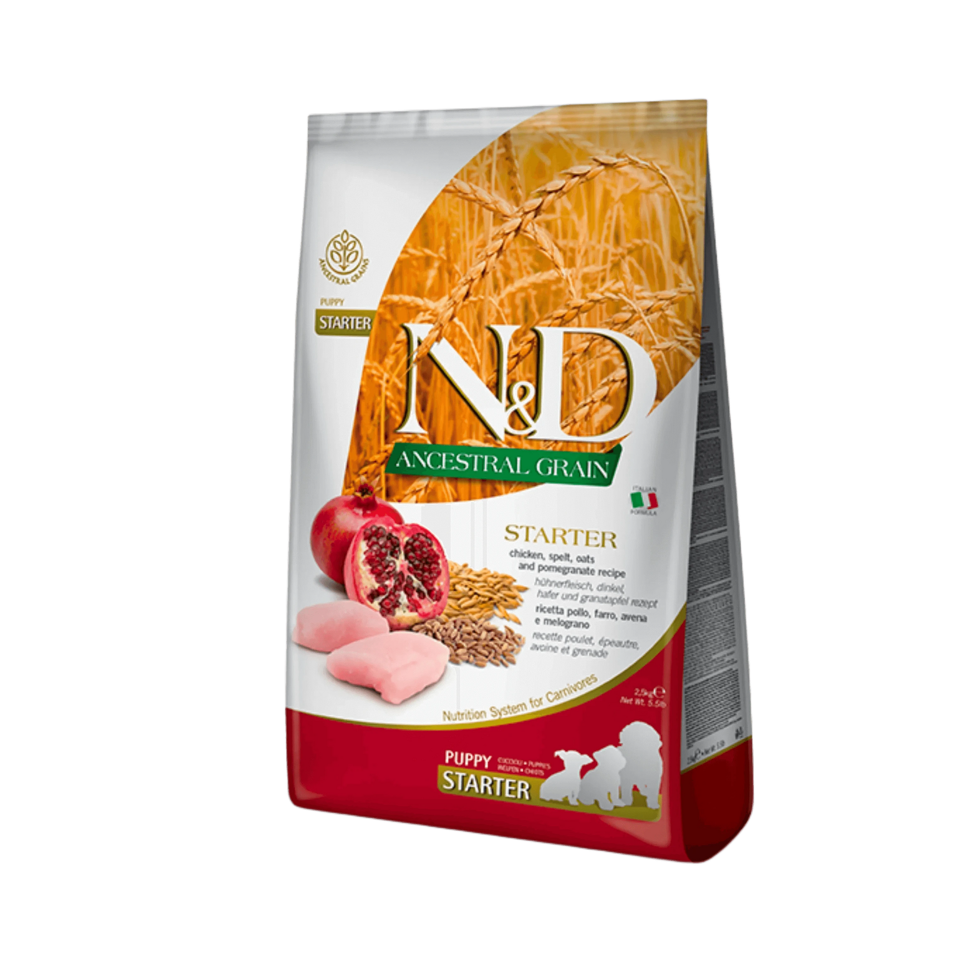 N&D AG CHIC STARTER DRY FOOD (M) 2.5KG