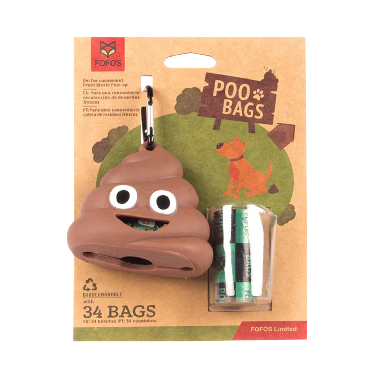 FOFOS POOP BAG SET 1PC