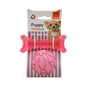 FOFOS MILK BONE&BALL (PINK) 1PC