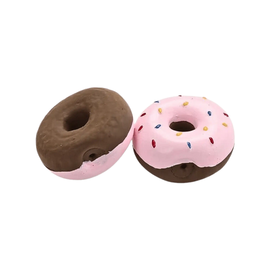 CANINE CREW SQUEAKY DONUT TOY