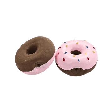 CANINE CREW SQUEAKY DONUT TOY