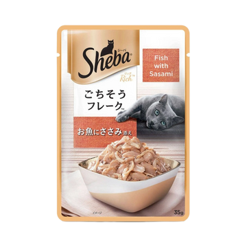 SHEBA FISH SASAMI JELLY - Animeal