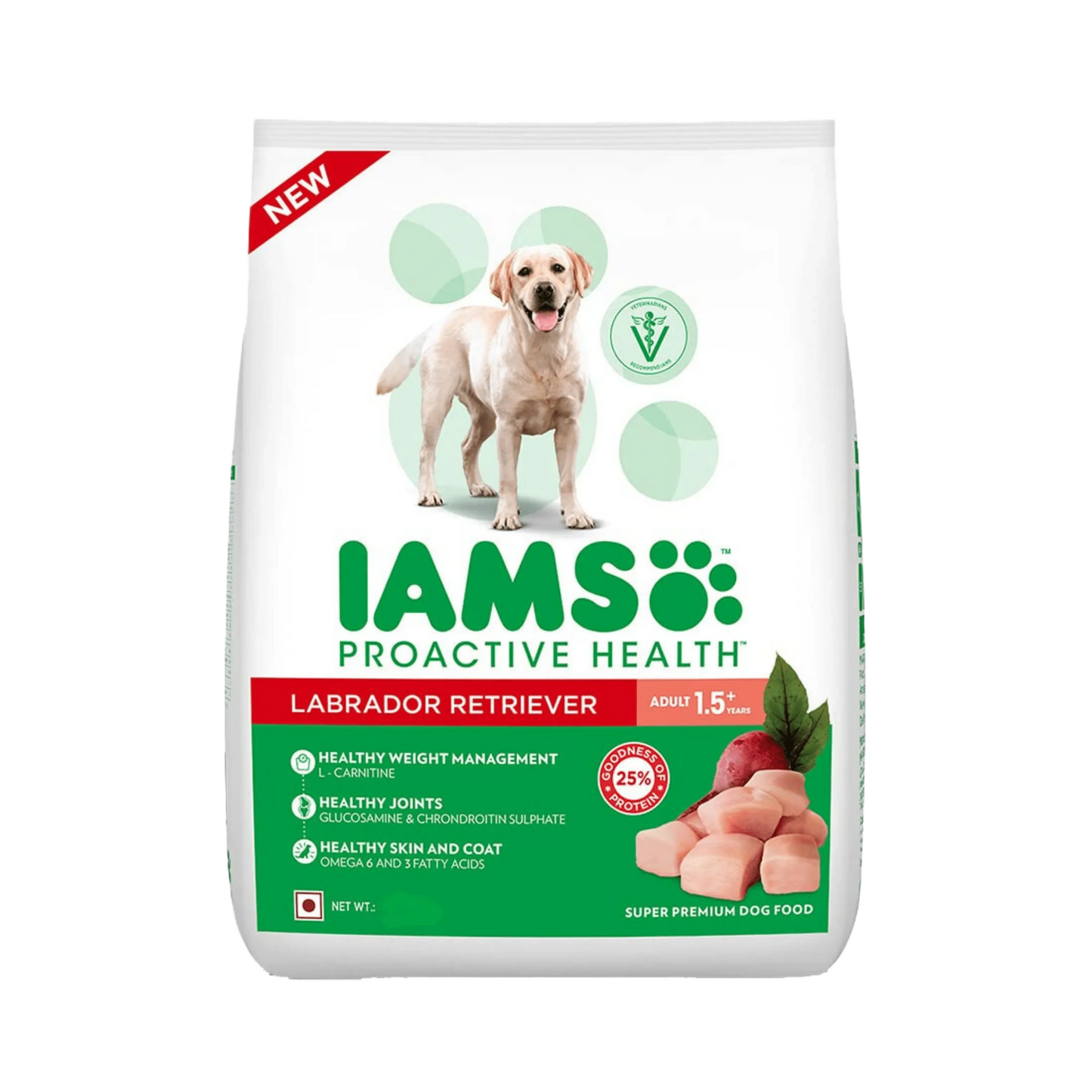 IAMS ADULT LABRADOR DRY FOOD (L) 10KG