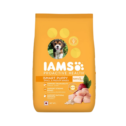 IAMS PUPPY SMALL & MEDIUM BREED DRY FOOD (S) 1.5KG