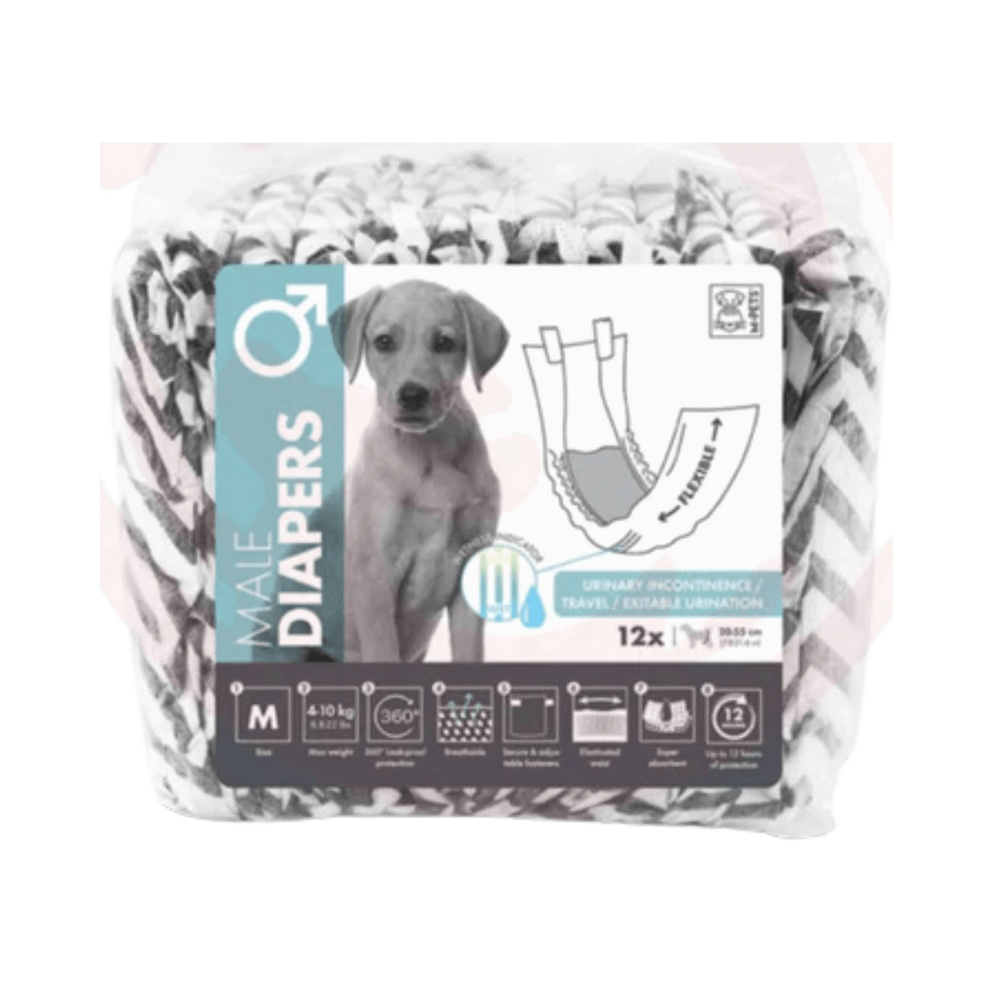 M-PETS DIAPER MD (M) - Animeal