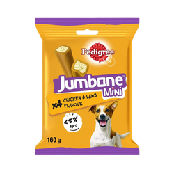 PEDIGREE JUMBONE MINI CHIC & LAMB TREAT 160GM